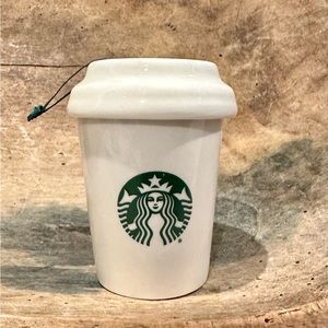 Starbucks Classic White Cup Christmas Ornament